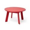 Promo 😍 Glitzhome® 32" Red Round Outdoor Coffee Table 🎁 -Glitzhome Sales D620459S 1