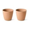 Best Pirce π Glitzhome® Eco-Friendly Oversized Terra Cotta Round Plastic Fluted Pot Planter Set 𧨠2 Best Pirce π Glitzhome® Eco-Friendly Oversized Terra Cotta Round Plastic Fluted Pot Planter Set 𧨠-Glitzhome Sales D622972S 1