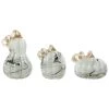 Best Pirce 🥰 Glitzhome® Gray Marble Glass Pumpkin & Gourd Set 💯 -Glitzhome Sales D624705S 1