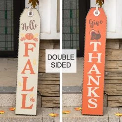Promo π Glitzhome® 35.5" Fall & πͺ Thanksgiving Double Sided Wooden Tag Porch Sign π 11 Promo π Glitzhome® 35.5" Fall & πͺ Thanksgiving Double Sided Wooden Tag Porch Sign π -Glitzhome Sales D624707S 4