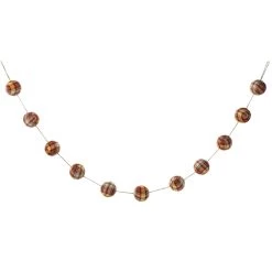 Discount π Glitzhome® 78.75" Fall Plaid Balls Garland π₯