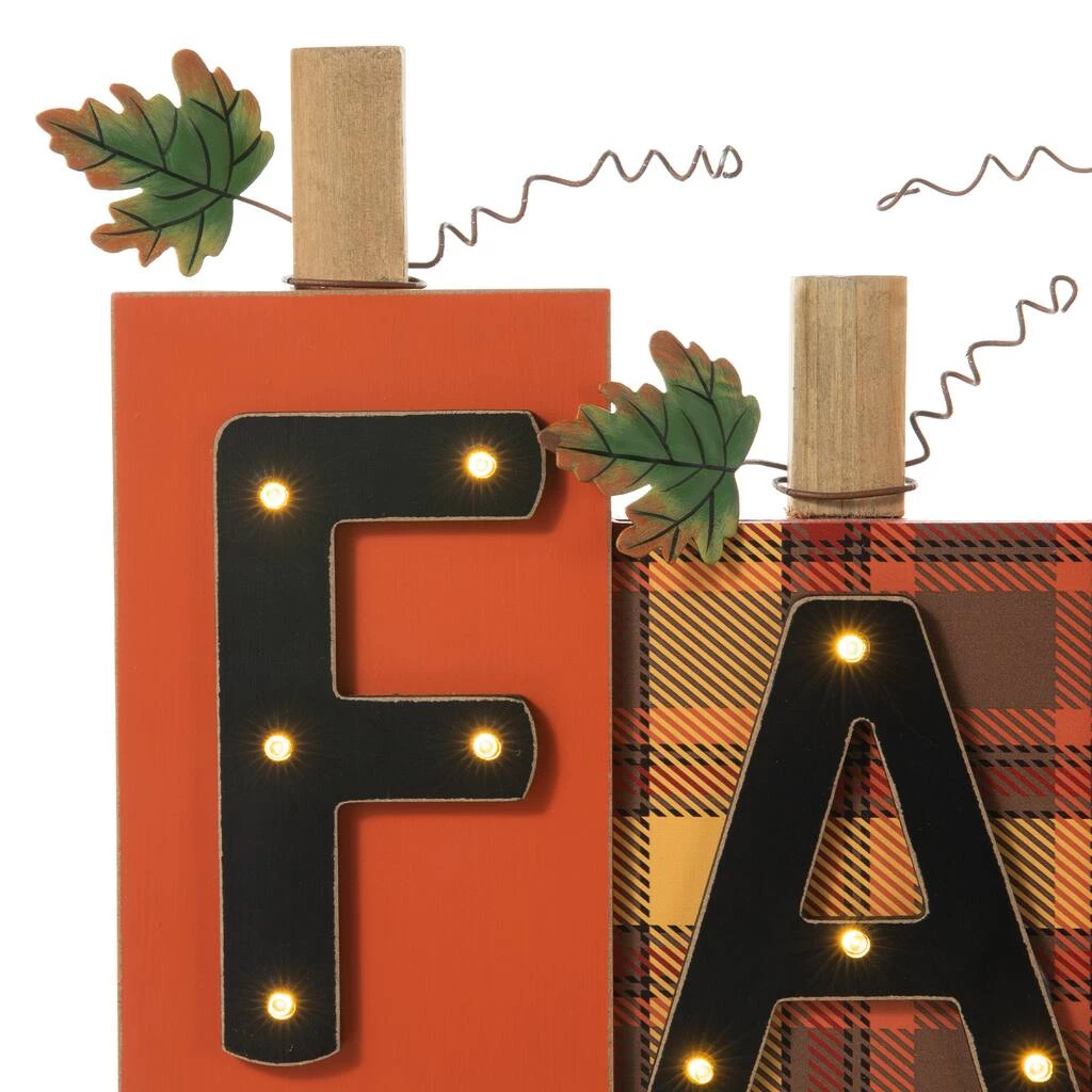 Top 10 β€οΈ Glitzhome® 18" Lighted Wooden Fall Pumpkins Table Décor π₯° 7 Top 10 β€οΈ Glitzhome® 18" Lighted Wooden Fall Pumpkins Table Décor π₯° - Image 5