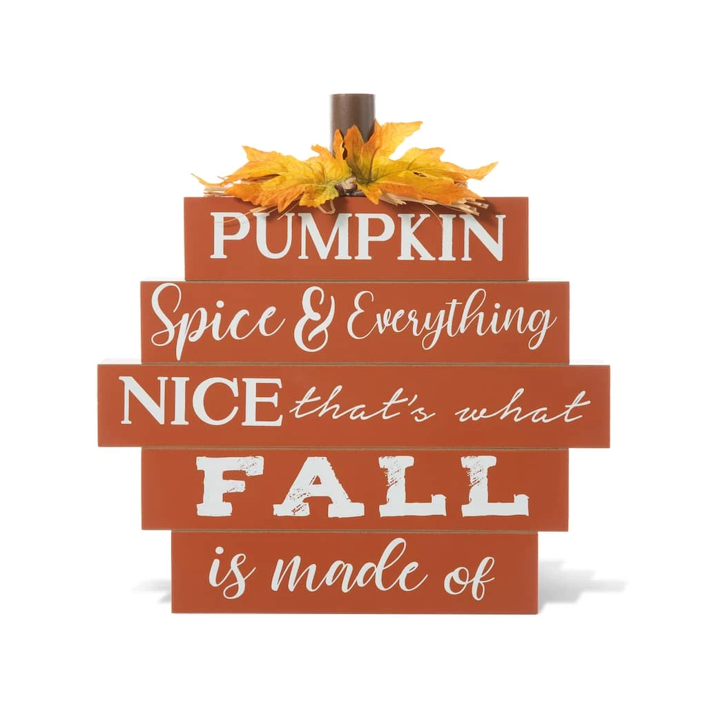 Hot Sale β Glitzhome® 12" Fall Wooden Pumpkin Table Sign π 3 Hot Sale β Glitzhome® 12" Fall Wooden Pumpkin Table Sign π