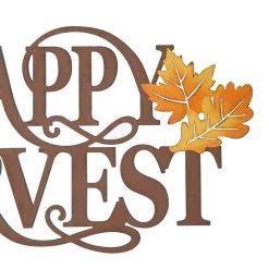 Best Sale π Glitzhome® 24" Metal "HAPPY HARVEST" Wall Décor π 14 Best Sale π Glitzhome® 24" Metal "HAPPY HARVEST" Wall Décor π -Glitzhome Sales D624726S 5