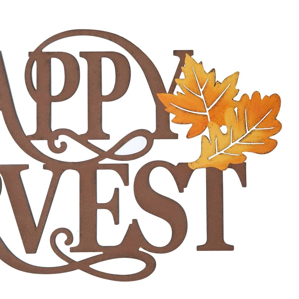 Best Sale π Glitzhome® 24" Metal "HAPPY HARVEST" Wall Décor π 7 Best Sale π Glitzhome® 24" Metal "HAPPY HARVEST" Wall Décor π - Image 5