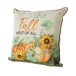 New 🥰 Glitzhome® 20" Fall Embroidered Pumpkin Pillow 🧨 -Glitzhome Sales D624727S 5