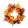 Budget 🔥 Glitzhome® 24" Apple Berry Leaf Wreath 🛒 -Glitzhome Sales D624728S 1