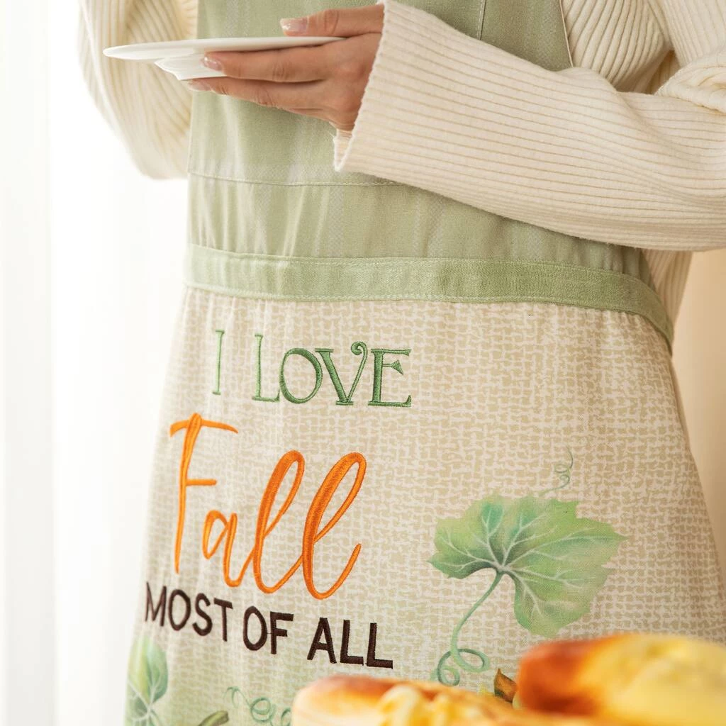 Hot Sale π₯ Glitzhome® 32" Fall Pumpkin Apron π 6 Hot Sale π₯ Glitzhome® 32" Fall Pumpkin Apron π - Image 4