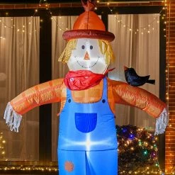 Buy π Glitzhome® 9ft. Lighted Inflatable Scarecrow Décor β 12 Buy π Glitzhome® 9ft. Lighted Inflatable Scarecrow Décor β -Glitzhome Sales D624730S 3