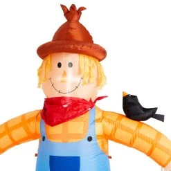 Buy π Glitzhome® 9ft. Lighted Inflatable Scarecrow Décor β 15 Buy π Glitzhome® 9ft. Lighted Inflatable Scarecrow Décor β -Glitzhome Sales D624730S 6