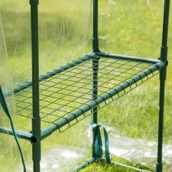 Hot Sale 👏 Glitzhome® 6.3ft.Walk-In 3-Tier 6 Shelf Greenhouse 👏 -Glitzhome Sales D644670S 4