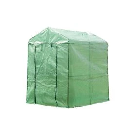 Best Sale π€© Glitzhome® 6.2ft. Walk-in 2-Tier 4 Shelf Greenhouse π§¨