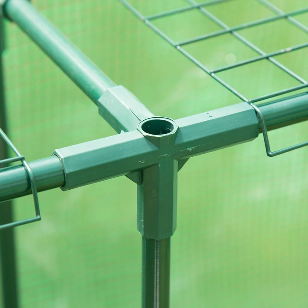 Best Sale π€© Glitzhome® 6.2ft. Walk-in 2-Tier 4 Shelf Greenhouse 𧨠6 Best Sale π€© Glitzhome® 6.2ft. Walk-in 2-Tier 4 Shelf Greenhouse 𧨠- Image 4