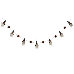 Cheap π Glitzhome® 6ft. π¦ Halloween Fabric Gnomes Garland π₯