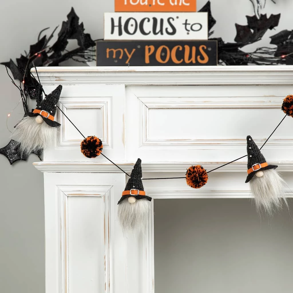 Cheap π Glitzhome® 6ft. π¦ Halloween Fabric Gnomes Garland π₯ 5 Cheap π Glitzhome® 6ft. π¦ Halloween Fabric Gnomes Garland π₯ - Image 3