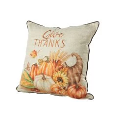 Top 10 ⌛ Glitzhome® 18" 👪 Thanksgiving Embroidered Pillow 👏 -Glitzhome Sales D645651S 7