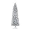 Best deal ⌛ Glitzhome® 9ft. Unlit Silver Tinsel Artificial ❄ Christmas Tree ⭐ -Glitzhome Sales D652270S 1