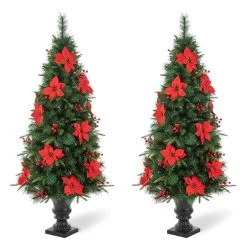 Flash Sale β€οΈ Glitzhome® 2 Pack 5ft. Pre-Lit Pine Artificial π Christmas Porch Tree, Warm White LED Lights π― 16 Flash Sale β€οΈ Glitzhome® 2 Pack 5ft. Pre-Lit Pine Artificial π Christmas Porch Tree, Warm White LED Lights π― -Glitzhome Sales D652272S 7