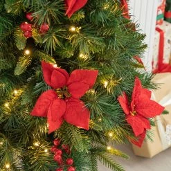 Cheap π€© Glitzhome® 2 Pack 4ft. Pre-Lit Pine Artificial π Christmas Porch Tree, Warm White LED Lights π€© 14 Cheap π€© Glitzhome® 2 Pack 4ft. Pre-Lit Pine Artificial π Christmas Porch Tree, Warm White LED Lights π€© -Glitzhome Sales D652273S 5