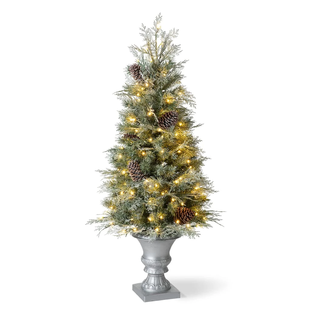 Promo π Glitzhome® 4ft. Pre-Lit Pine Artificial π Christmas Porch Tree, Warm White LED Lights βοΈ 3 Promo π Glitzhome® 4ft. Pre-Lit Pine Artificial π Christmas Porch Tree, Warm White LED Lights βοΈ