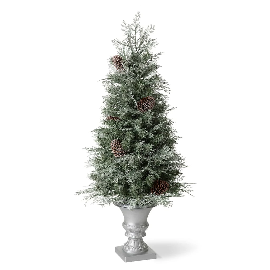 Promo π Glitzhome® 4ft. Pre-Lit Pine Artificial π Christmas Porch Tree, Warm White LED Lights βοΈ 8 Promo π Glitzhome® 4ft. Pre-Lit Pine Artificial π Christmas Porch Tree, Warm White LED Lights βοΈ - Image 6