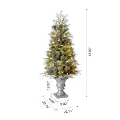 Promo π Glitzhome® 4ft. Pre-Lit Pine Artificial π Christmas Porch Tree, Warm White LED Lights βοΈ 15 Promo π Glitzhome® 4ft. Pre-Lit Pine Artificial π Christmas Porch Tree, Warm White LED Lights βοΈ -Glitzhome Sales D652276S 7
