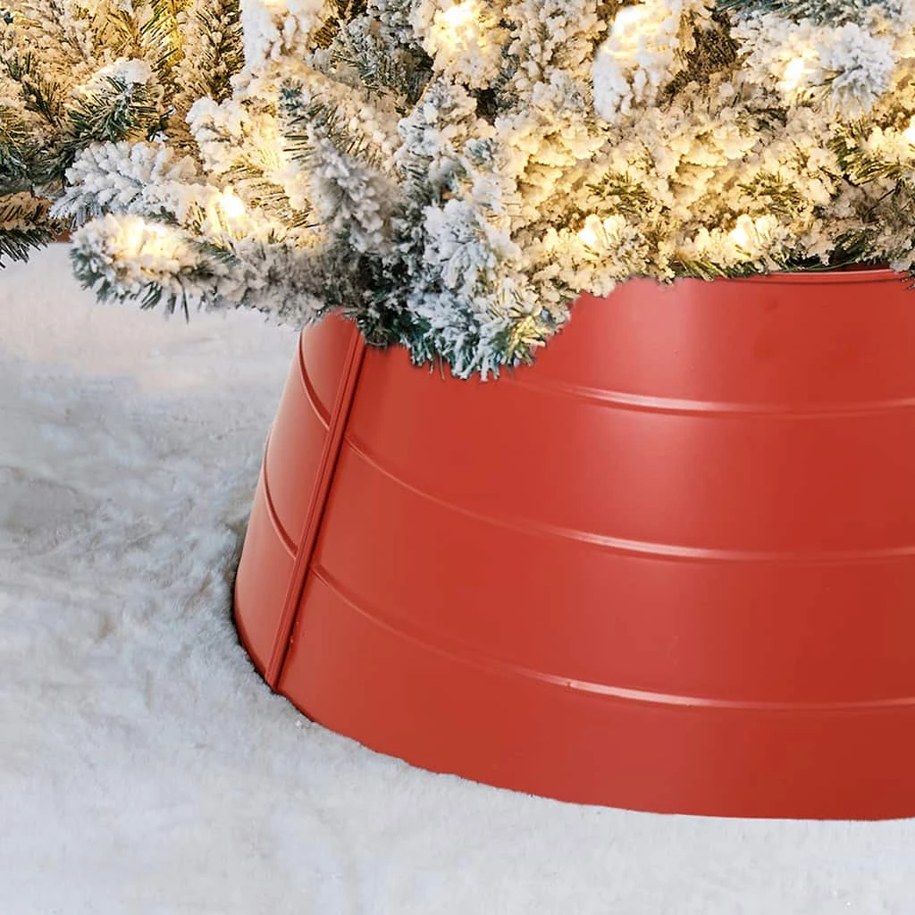 Top 10 π Glitzhome® 22" π Christmas Painted Red Metal Tree Collar π₯ 5 Top 10 π Glitzhome® 22" π Christmas Painted Red Metal Tree Collar π₯ - Image 3
