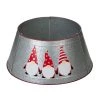 Deals 💯 Glitzhome® 26" 🎄 Christmas Galvanized Metal Gnomes Tree Collar ⌛ -Glitzhome Sales D652296S 1