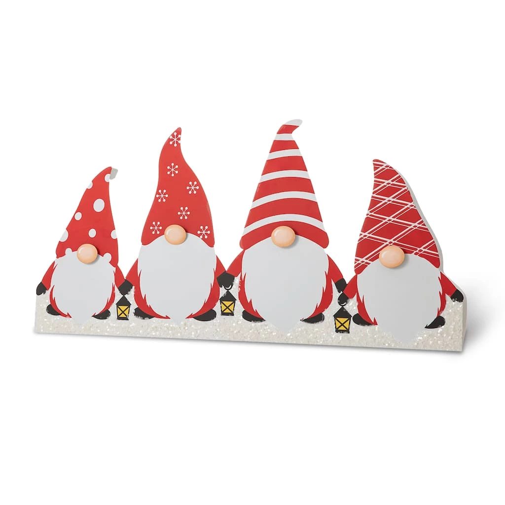 Promo π Glitzhome® 30" π Christmas Gnomes Metal Tree Collar π 3 Promo π Glitzhome® 30" π Christmas Gnomes Metal Tree Collar π