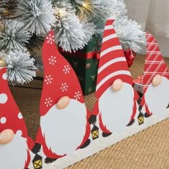 Promo π Glitzhome® 30" π Christmas Gnomes Metal Tree Collar π 14 Promo π Glitzhome® 30" π Christmas Gnomes Metal Tree Collar π -Glitzhome Sales D652300S 5