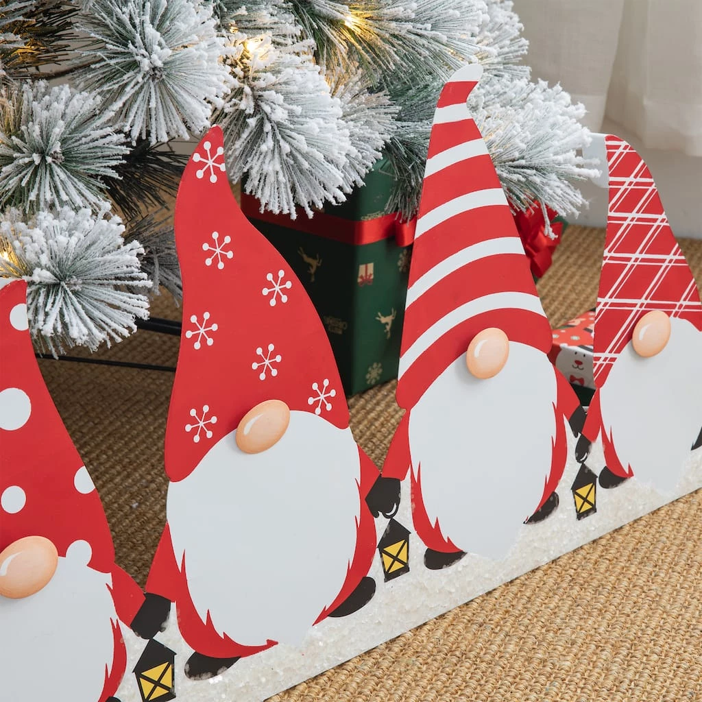 Promo π Glitzhome® 30" π Christmas Gnomes Metal Tree Collar π 7 Promo π Glitzhome® 30" π Christmas Gnomes Metal Tree Collar π - Image 5