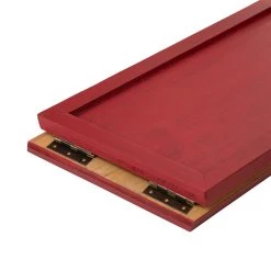 Outlet 🔥 Glitzhome® 26" Red Trapezoid Believe in the Magic ❄ Christmas Tree Collar 🔥 -Glitzhome Sales D652305S 7