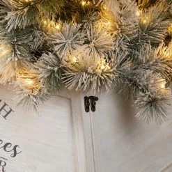 Outlet 👏 Glitzhome® 40" White Wooden Trapezoid Farm Fresh 🎄 Christmas Tree Collar ✨ -Glitzhome Sales D652308S 4