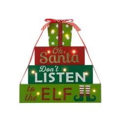Cheap π Glitzhome® 12" Lighted Wooden β Christmas Gift Block Table Décor β 15 Cheap π Glitzhome® 12" Lighted Wooden β Christmas Gift Block Table Décor β -Glitzhome Sales D652311S 6