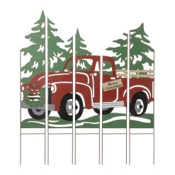 Discount 💯 Glitzhome® 40'' Metal Truck Farm Combo Yardstake 🥰