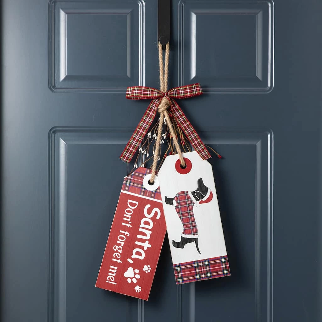 Deals βοΈ Glitzhome® 24'' Wooden π Christmas Pet Doorknob Hanging Décor π 5 Deals βοΈ Glitzhome® 24'' Wooden π Christmas Pet Doorknob Hanging Décor π - Image 3