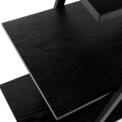 Best reviews of ✔️ Glitzhome® Modern Industry Black 6ft. 5-Tier A Frame Etagere Bookshelf 🌟 -Glitzhome Sales D670843S 6