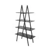 Wholesale 🎉 Glitzhome® 5.5ft. Modern Industrial 4-Tier A-Frame Open Ladder Bookshelf 👏 -Glitzhome Sales D670844S 1