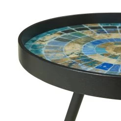 Flash Sale 𧨠Glitzhome® Nesting Side Table with Mosaic Pattern Tray Top Set π 17 Flash Sale 𧨠Glitzhome® Nesting Side Table with Mosaic Pattern Tray Top Set π -Glitzhome Sales D670846S 8