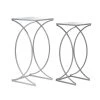 Best deal 🤩 Glitzhome® Metal Tall Accent Table with Glass Top Set 🧨 1 Best deal 🤩 Glitzhome® Metal Tall Accent Table with Glass Top Set 🧨 -Glitzhome Sales D670852S 1