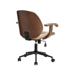 Best deal 🧨 Glitzhome® 38" Leatherette Gaslift Adjustable Swivel Office Chair 🧨 -Glitzhome Sales D670862S 8