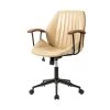 New π Glitzhome® 38" Cream Leatherette Gaslift Adjustable Swivel Office Chair π 1 New π Glitzhome® 38" Cream Leatherette Gaslift Adjustable Swivel Office Chair π -Glitzhome Sales D670865S 1