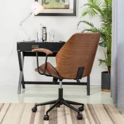Top 10 π Glitzhome® 38" Brown Leatherette Gaslift Adjustable Swivel Office Chair π― 12 Top 10 π Glitzhome® 38" Brown Leatherette Gaslift Adjustable Swivel Office Chair π― -Glitzhome Sales D670866S 3