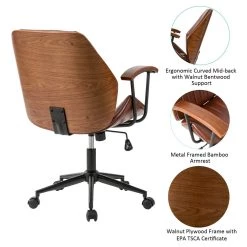 Top 10 π Glitzhome® 38" Brown Leatherette Gaslift Adjustable Swivel Office Chair π― 14 Top 10 π Glitzhome® 38" Brown Leatherette Gaslift Adjustable Swivel Office Chair π― -Glitzhome Sales D670866S 5