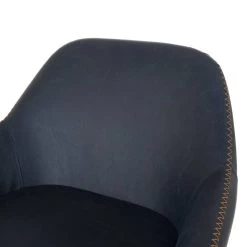 Cheapest ✔️ Glitzhome® Mid-Century Leatherette Gaslift Adjustable Swivel Bar Stool Set 🌟 -Glitzhome Sales D670867S 5