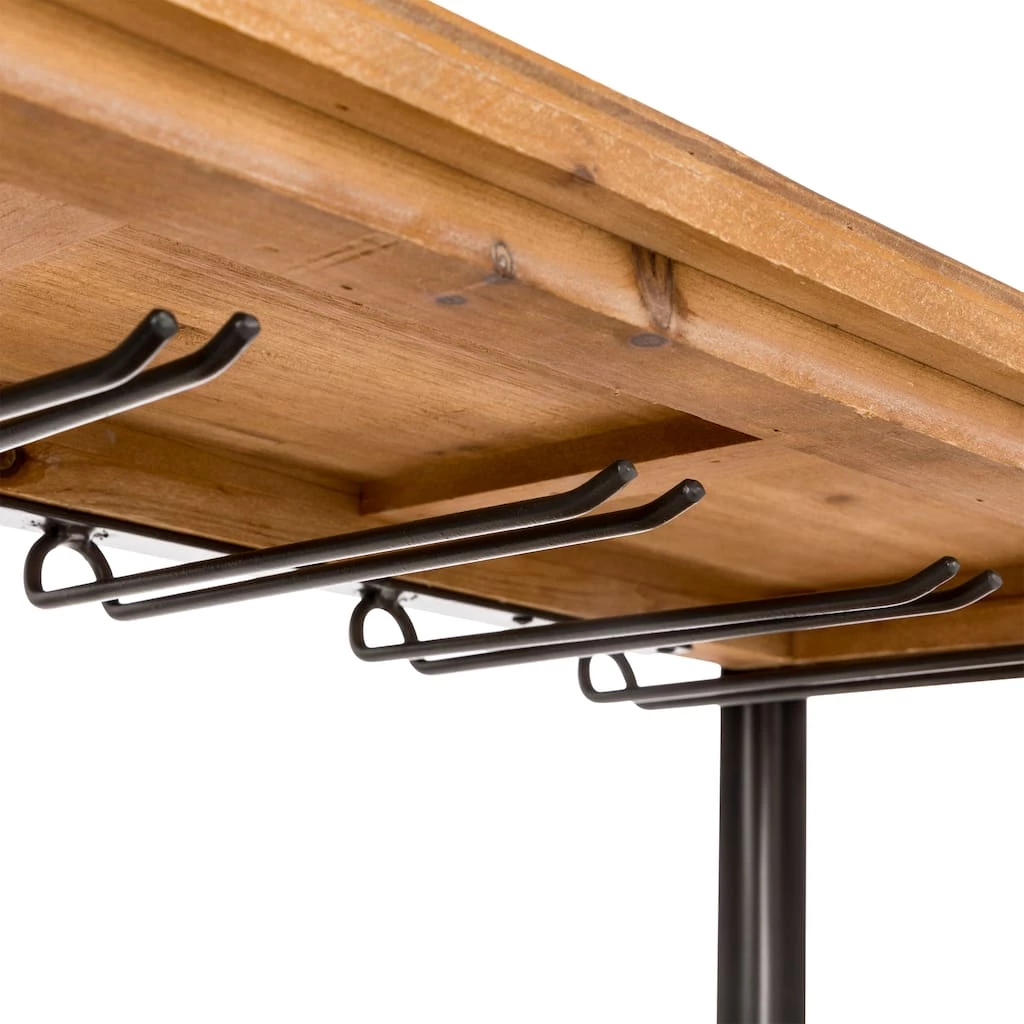 Discount π₯° Glitzhome® 34.25" Wooden Wine Rack with Metal Frame π 10 Discount π₯° Glitzhome® 34.25" Wooden Wine Rack with Metal Frame π - Image 8